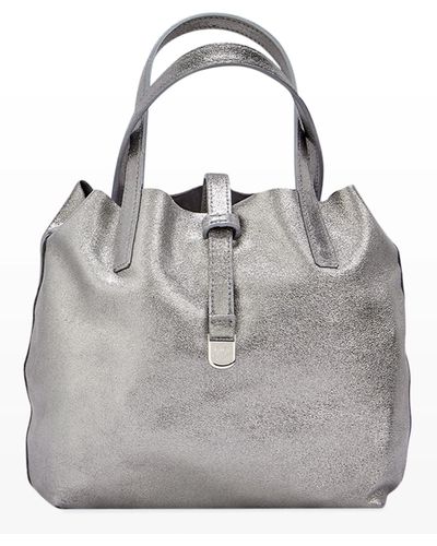 Gigi New York Luna Mini Reversible Tote Bag - Gray