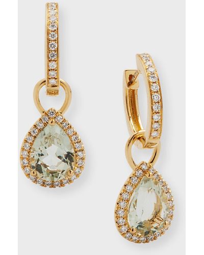 Kiki McDonough Grace 18k Detachable Drop Earrings With Topaz And Diamonds - Metallic