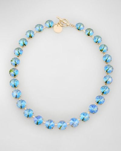 Rebekah Price Gardenia Rivoli Necklace - Blue