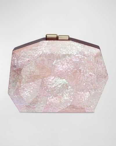 Rafe New York Meagan Shell Clutch Bag - Pink