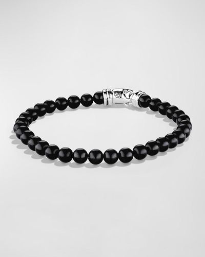 David Yurman Spiritual Beads Bracelet With, 6Mm - Metallic