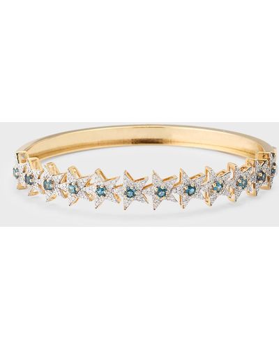 Siena Jewelry 14K Topaz Star Bangle Bracelet - White