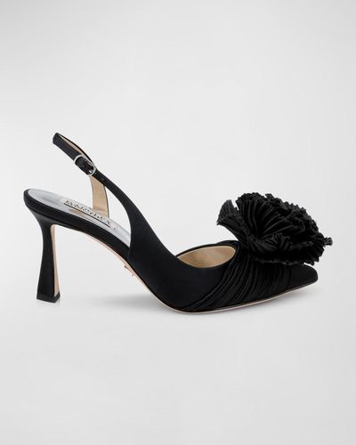 Badgley mischka iris kitten heel slingback pump outlet