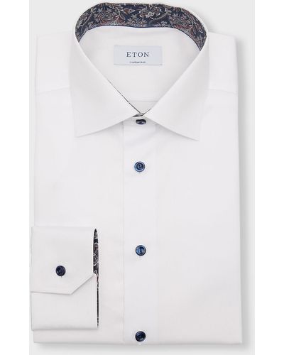 Eton Contemporary Fit Dress Shirt - White