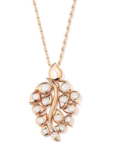 Tamara Comolli Snowflakes Diamond Pendant In 18k Rose Gold - Metallic
