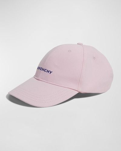 Givenchy Embroidered Logo Baseball Cap - Pink