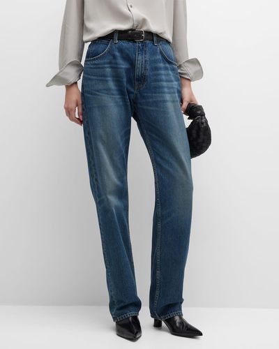 Nili Lotan Taylor Straight-leg Jeans - Blue