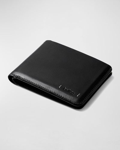Bellroy Hide & Seek Premium Leather Billfold Wallet - Black