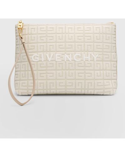 Givenchy Travel Zip Top Pouch - Natural