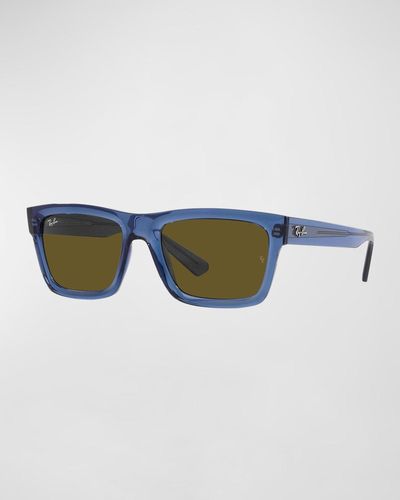 Ray-Ban Warren Rectangle Sunglasses - Blue