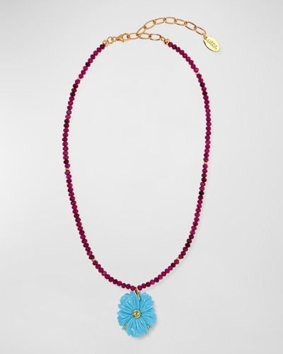 Lizzie Fortunato New Bloom Necklace - Blue