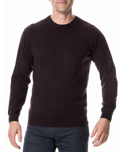 Rodd & Gunn Queenstown Optim Wool-Cashmere Sweater - Black