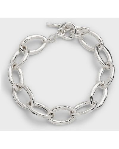 Ippolita Mini Hammered Bastille Link Bracelet - Metallic