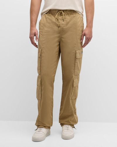 Hudson Jeans Drawcord Cargo Pants - Natural