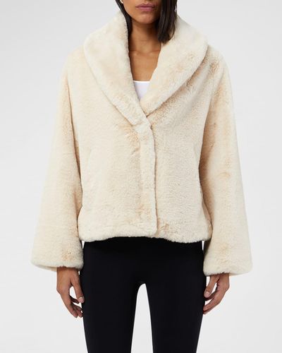 Apparis sarah quilted fur coat best sale