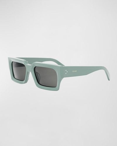 Celine 3-dot Acetate Rectangle Sunglasses - Multicolor