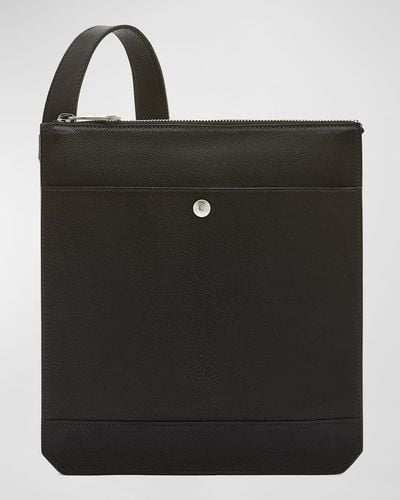 Il Bisonte Meleto Leather Crossbody Bag - Black