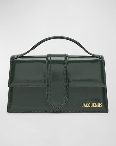 Jacquemus Le Grand Bambino Leather Crossbody Flap Bag - Green
