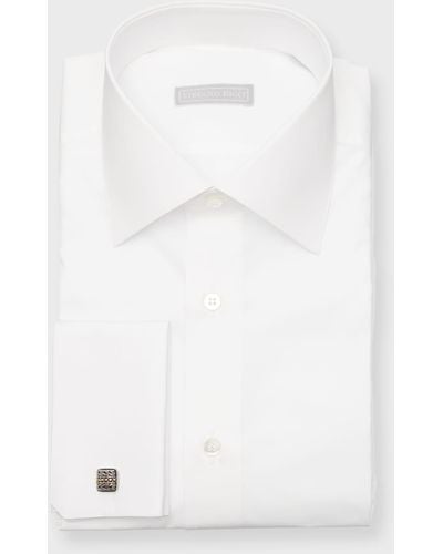 Stefano Ricci French Cuff Dress Shirt - White