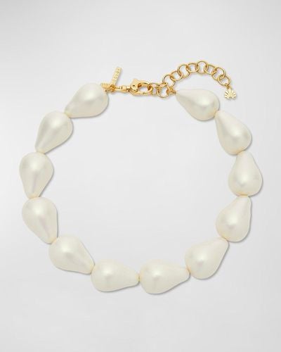 Lele Sadoughi Wilma Pearly Necklace - White