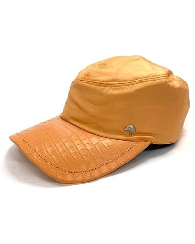 Stefano Ricci Crocodile-brim Baseball Hat - Orange