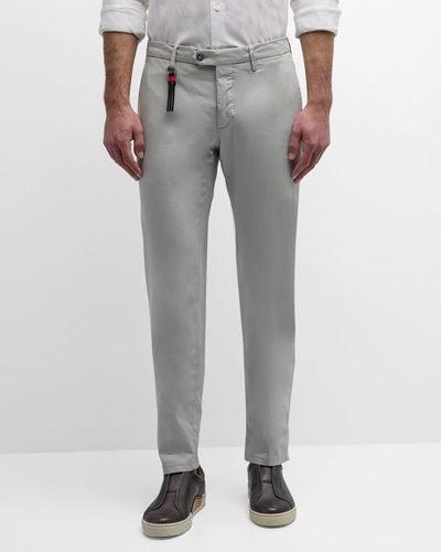 Marco Pescarolo Saia Superlight Semi-Dress Chino Pants - Gray