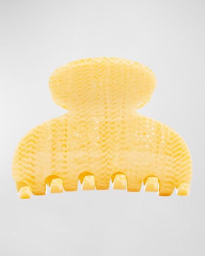 France Luxe Golden Small Couture Jaw Clip - Classic - Yellow