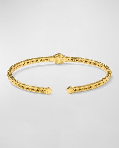 Konstantino 18k Yellow Gold Sphinx Cuff Bracelet - Metallic