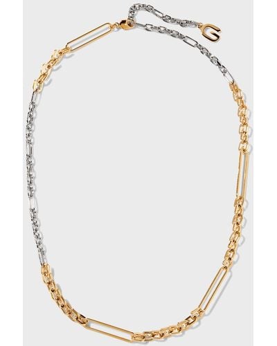 Givenchy G-Link Mixed Necklace - Metallic