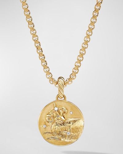 David Yurman Amulet With Diamonds - Metallic