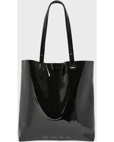 Proenza Schouler Walker Patent Leather Tote Bag - Black