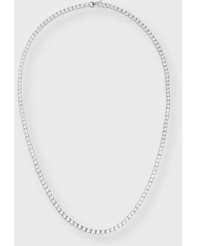 Tai Cubic Zirconia Tennis Necklace - White