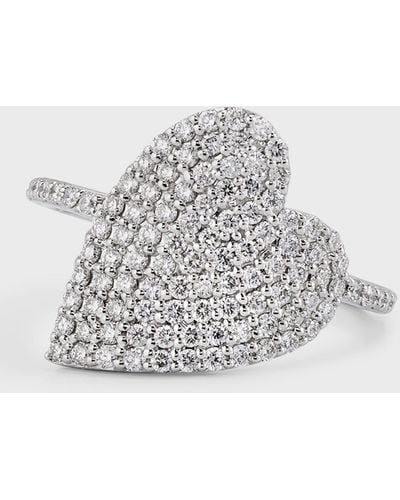 Lana Jewelry Flawless Heart Ring - White