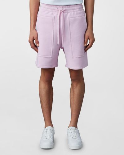 Mackage Elwood Double-Face Jersey Shorts - Pink