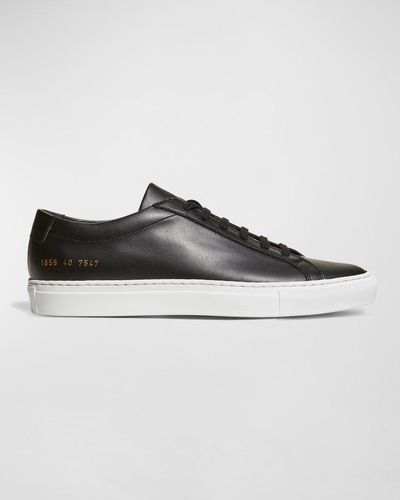 Common Projects Achilles Leather Low-Top Sneakers - Black