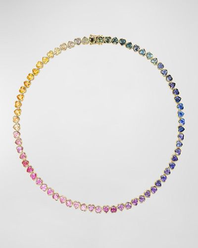 Emily P. Wheeler I Heart Rainbows 18K Sapphire Necklace - Natural