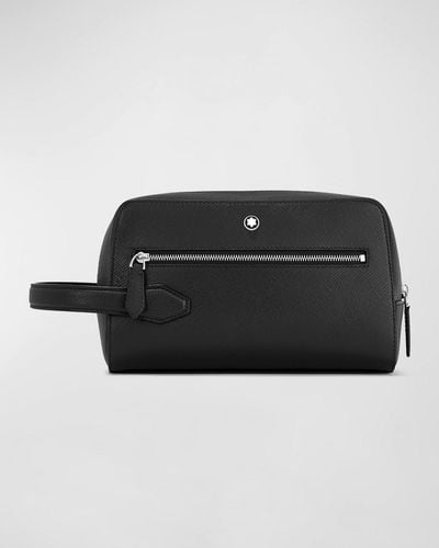 Montblanc Sartorial Saffiano Leather Toiletry Bag - Black