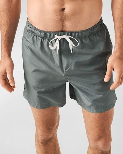 Eton Fast-Dry Drawstring Swim Shorts - Gray