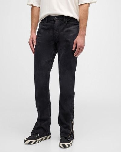 PRPS Faded Straight-Leg Jeans - Black