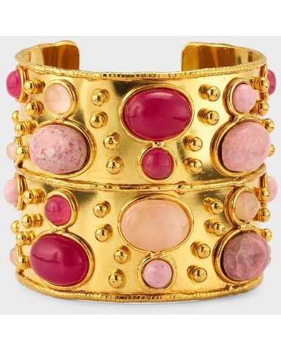 Sylvia Toledano Byzance Cuff Bracelet - Pink