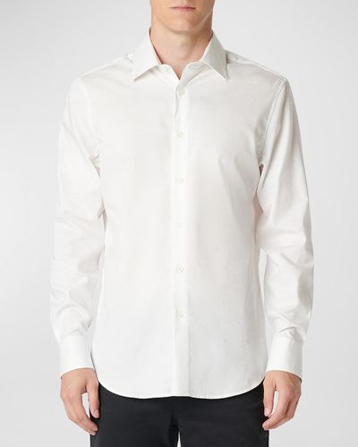Bugatchi Julian Solid Sport Shirt - White