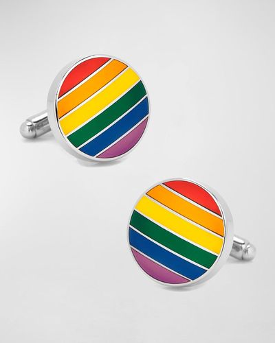 Cufflinks Inc. Stripe Cufflinks - Multicolor