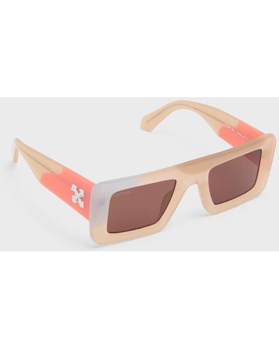 Off-White c/o Virgil Abloh 'nassau' Sunglasses in Brown