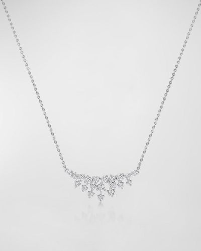 Hueb 18K Luminous Diamond Necklace, 18" - White