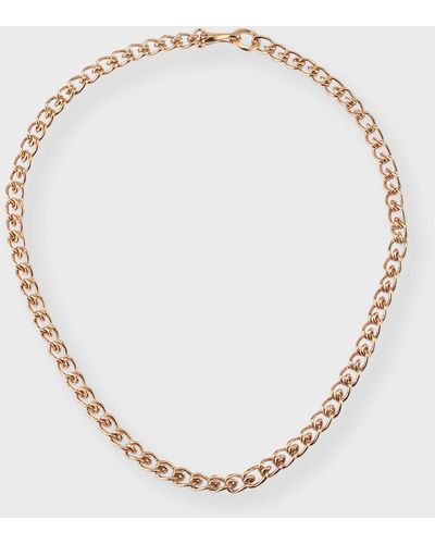WALTERS FAITH 18k Rose Gold Huxle Coil Chain Necklace - Natural