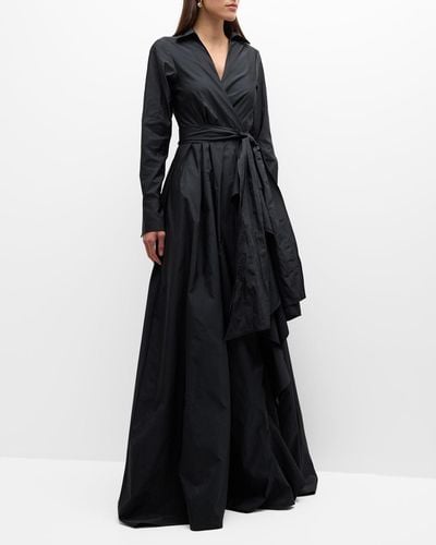 Alexis Ollie Wrap Dress - Black