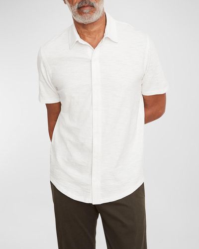 Vince Heavy Slub Sport Shirt - White