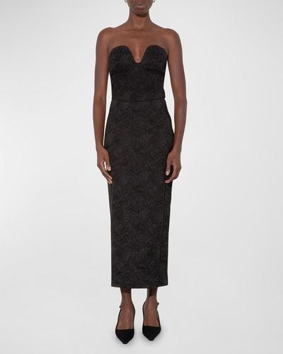 Mara Hoffman Maeve Organic Cotton Jacquard Midi Skirt - Black