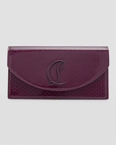 Christian Louboutin Loubi54 Wallet On Chain - Purple