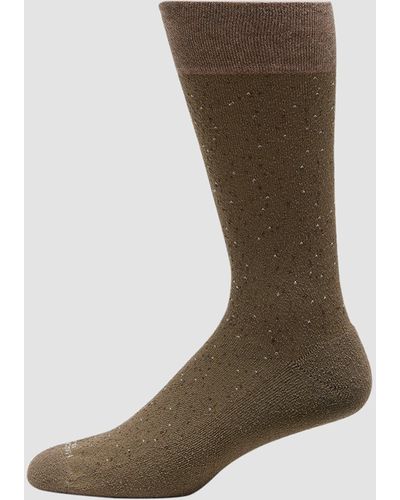 Marcoliani Tweed Mid-calf Socks - Green